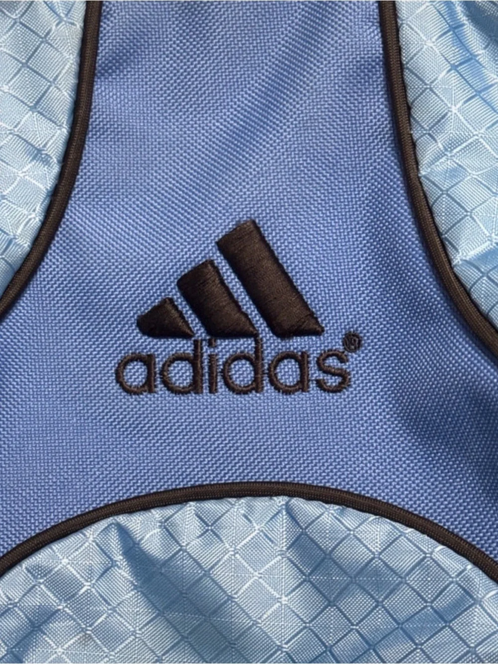 Adidas multi-compartment school sports travel backpack in blue and black color b